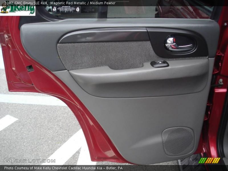 Magnetic Red Metallic / Medium Pewter 2002 GMC Envoy SLE 4x4