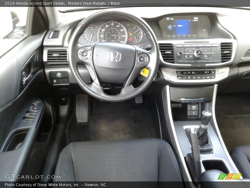 Modern Steel Metallic / Black 2014 Honda Accord Sport Sedan