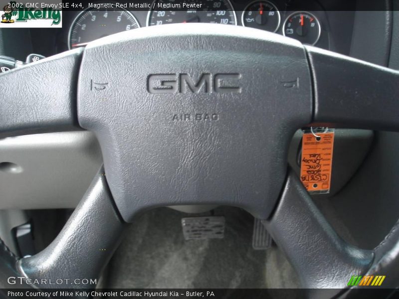 Magnetic Red Metallic / Medium Pewter 2002 GMC Envoy SLE 4x4