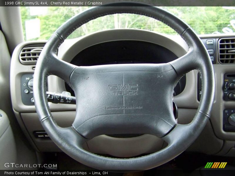 Cherry Red Metallic / Graphite 1998 GMC Jimmy SL 4x4