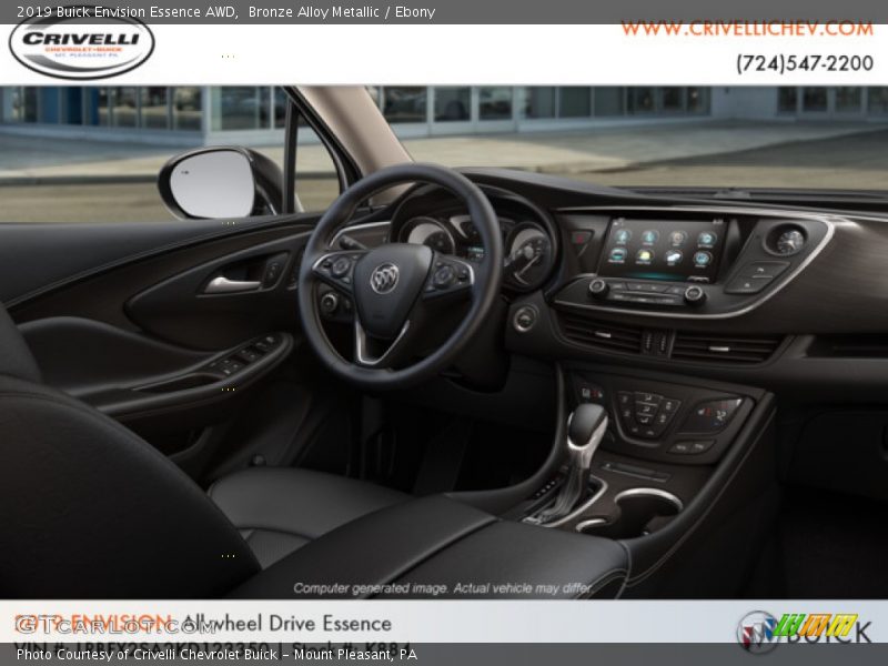 Bronze Alloy Metallic / Ebony 2019 Buick Envision Essence AWD