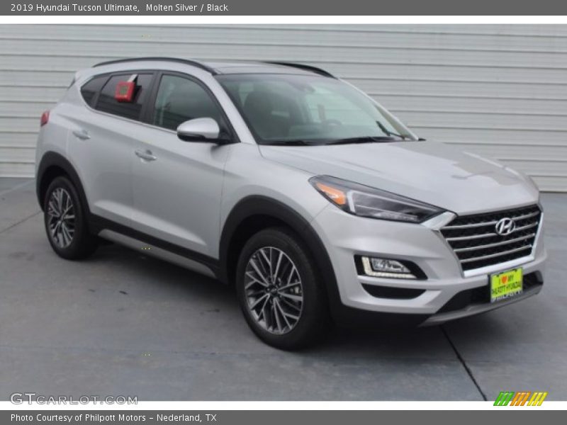 Molten Silver / Black 2019 Hyundai Tucson Ultimate