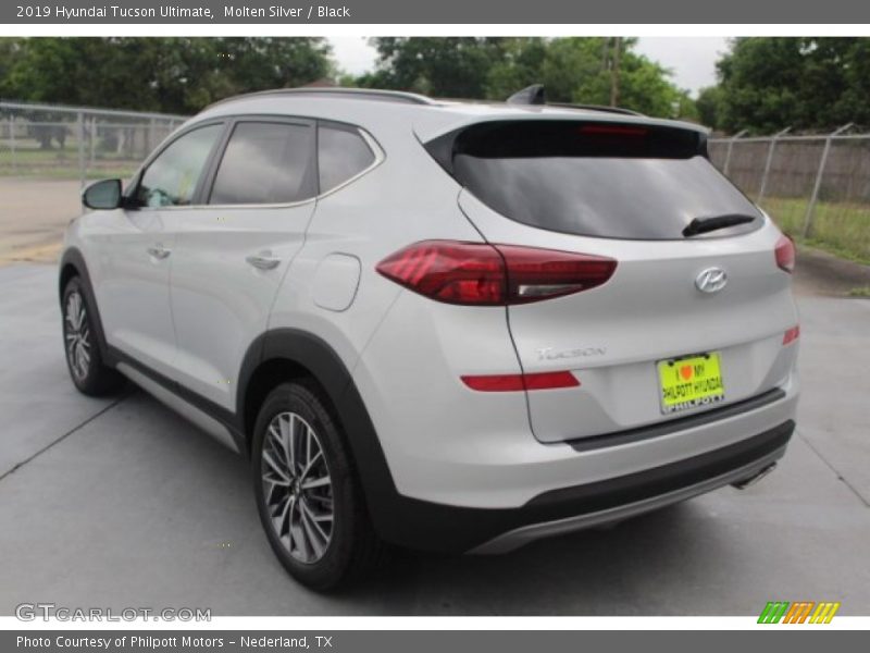 Molten Silver / Black 2019 Hyundai Tucson Ultimate