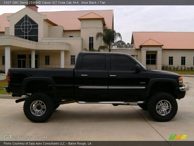 Onyx Black / Tan 2007 GMC Sierra 2500HD Classic SLT Crew Cab 4x4