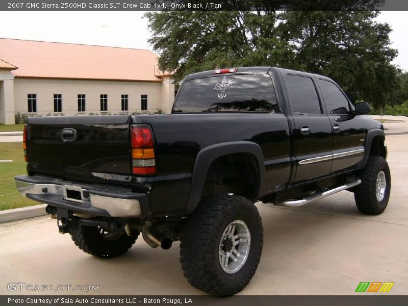 Onyx Black / Tan 2007 GMC Sierra 2500HD Classic SLT Crew Cab 4x4