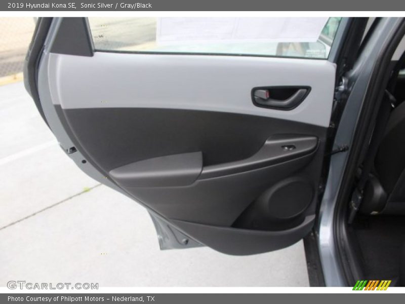 Sonic Silver / Gray/Black 2019 Hyundai Kona SE