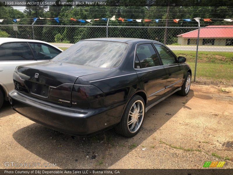 Flamenco Black Pearl / Ivory 1998 Honda Accord LX Sedan