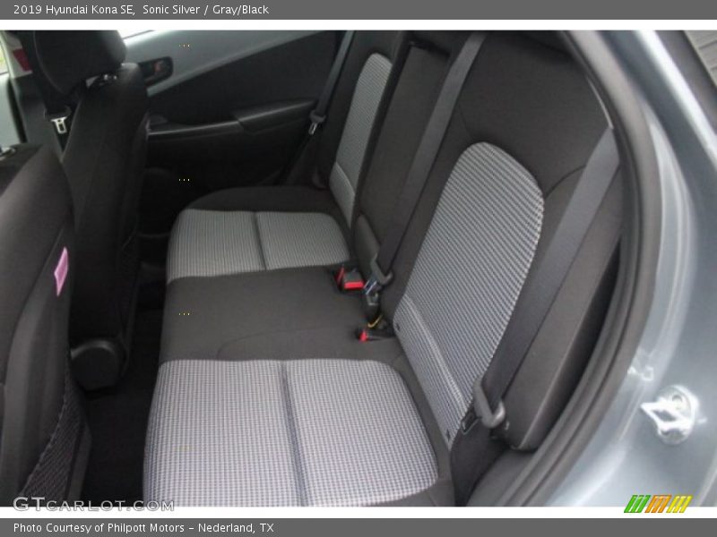 Sonic Silver / Gray/Black 2019 Hyundai Kona SE