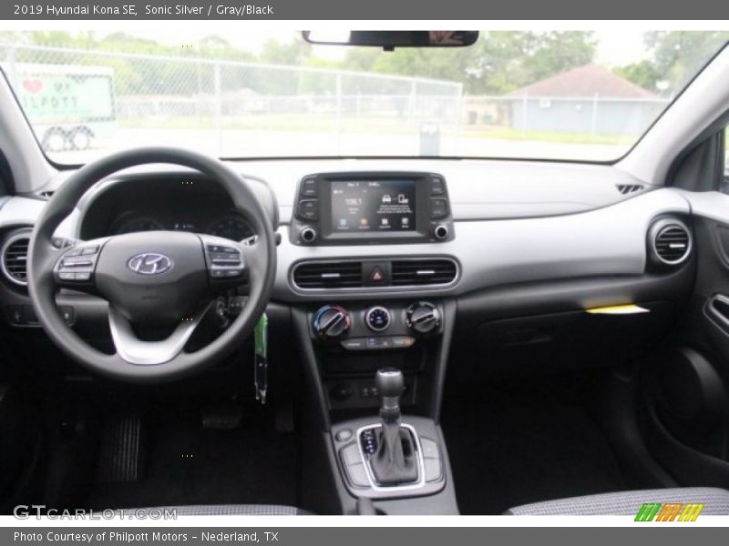 Sonic Silver / Gray/Black 2019 Hyundai Kona SE