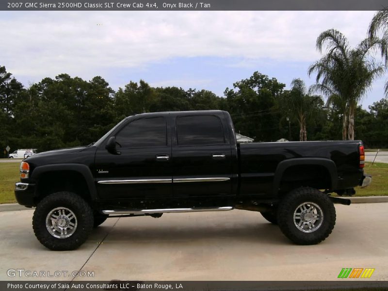 Onyx Black / Tan 2007 GMC Sierra 2500HD Classic SLT Crew Cab 4x4