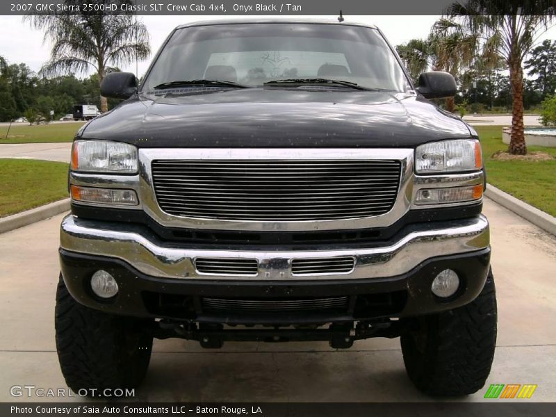 Onyx Black / Tan 2007 GMC Sierra 2500HD Classic SLT Crew Cab 4x4