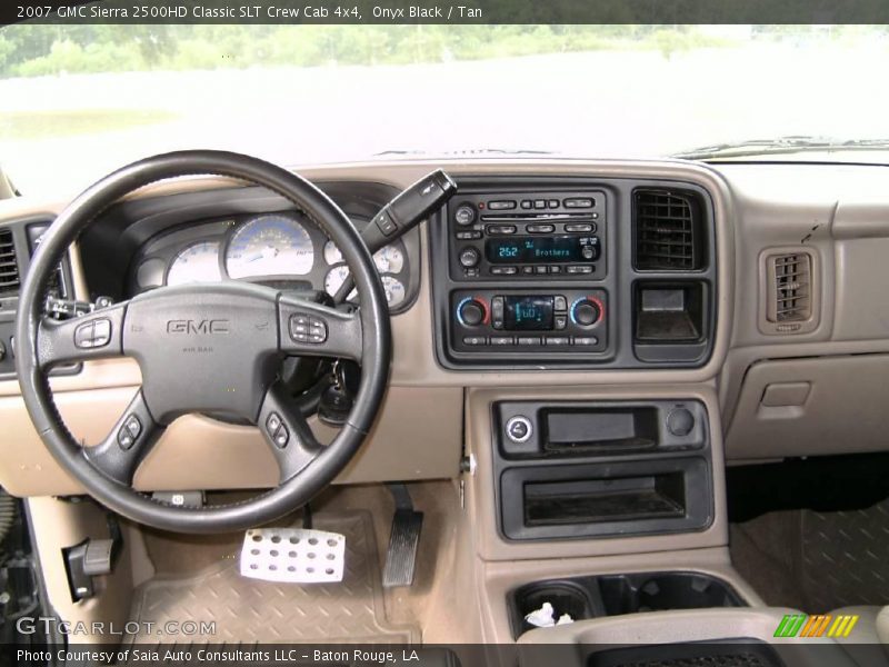 Onyx Black / Tan 2007 GMC Sierra 2500HD Classic SLT Crew Cab 4x4