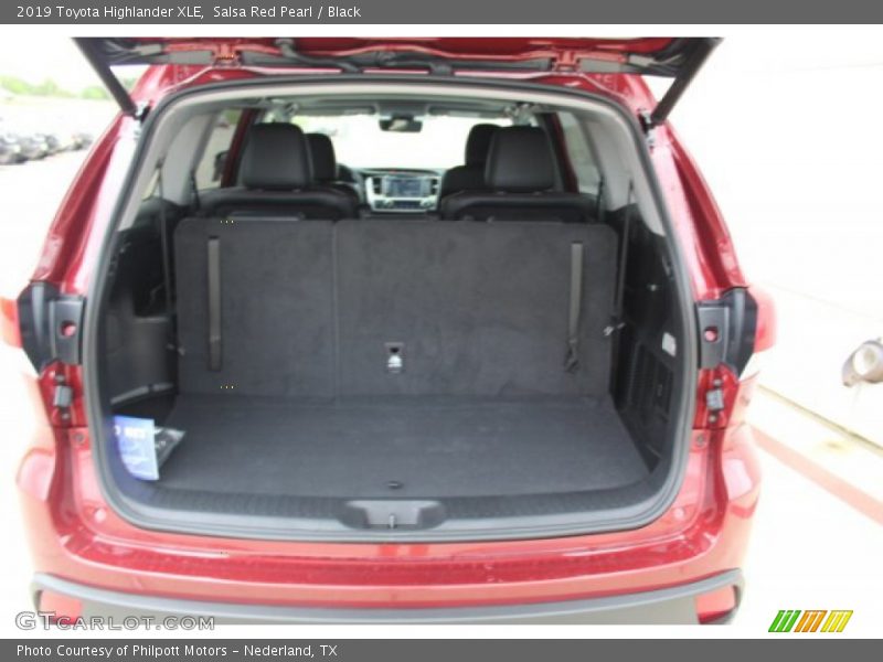 Salsa Red Pearl / Black 2019 Toyota Highlander XLE