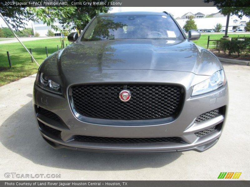 Corris Grey Metallic / Ebony 2019 Jaguar F-PACE Prestige AWD