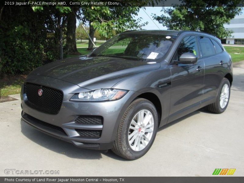 Corris Grey Metallic / Ebony 2019 Jaguar F-PACE Prestige AWD