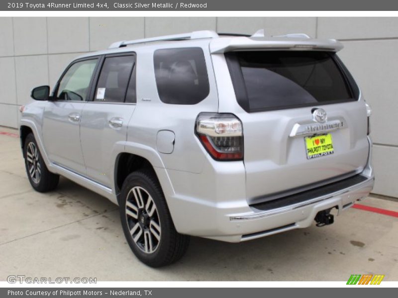 Classic Silver Metallic / Redwood 2019 Toyota 4Runner Limited 4x4