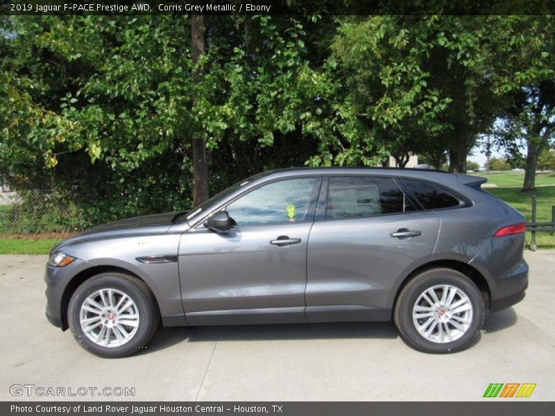 Corris Grey Metallic / Ebony 2019 Jaguar F-PACE Prestige AWD