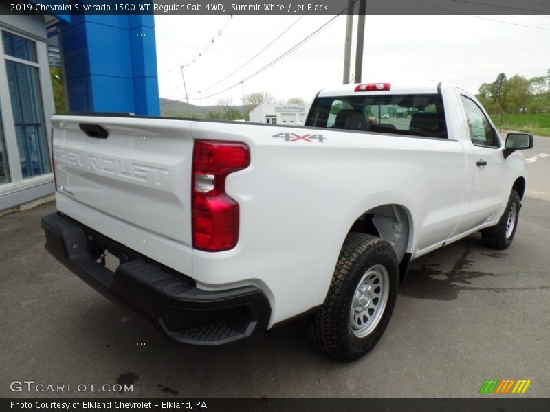 Summit White / Jet Black 2019 Chevrolet Silverado 1500 WT Regular Cab 4WD