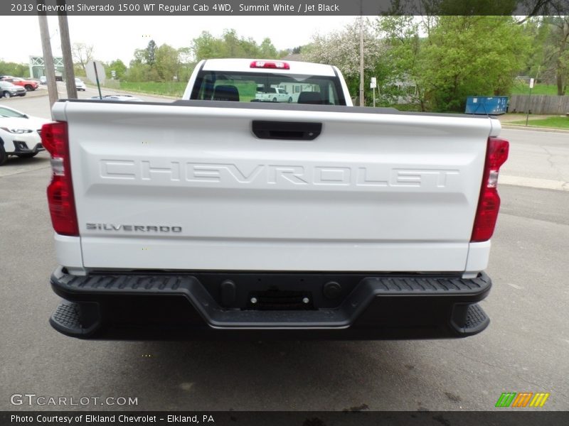 Summit White / Jet Black 2019 Chevrolet Silverado 1500 WT Regular Cab 4WD