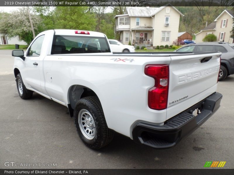 Summit White / Jet Black 2019 Chevrolet Silverado 1500 WT Regular Cab 4WD