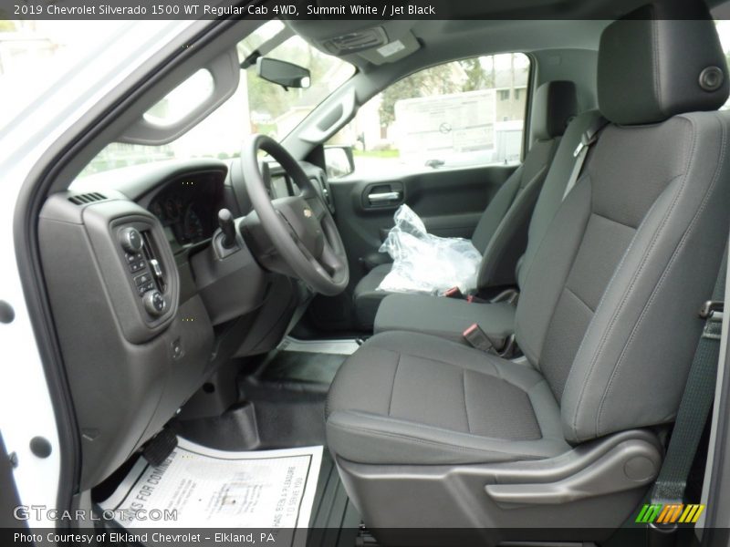 2019 Silverado 1500 WT Regular Cab 4WD Jet Black Interior