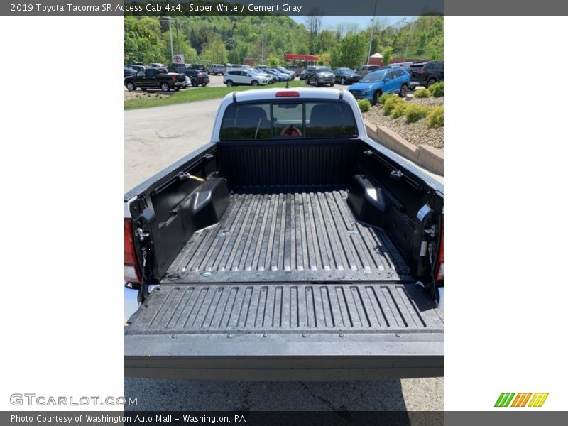 Super White / Cement Gray 2019 Toyota Tacoma SR Access Cab 4x4