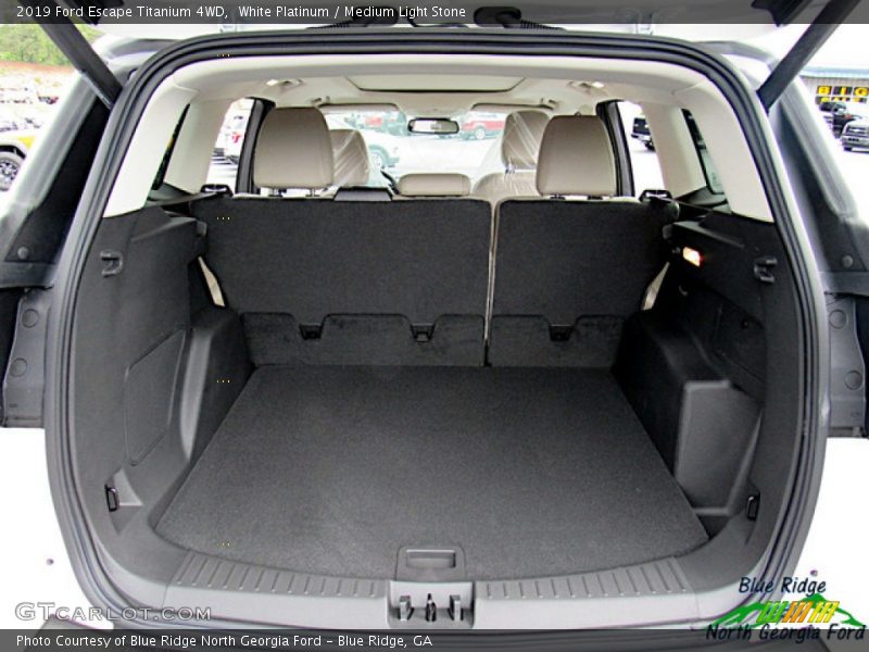 White Platinum / Medium Light Stone 2019 Ford Escape Titanium 4WD