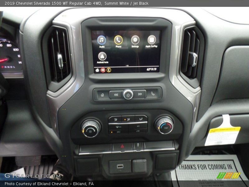 Controls of 2019 Silverado 1500 WT Regular Cab 4WD