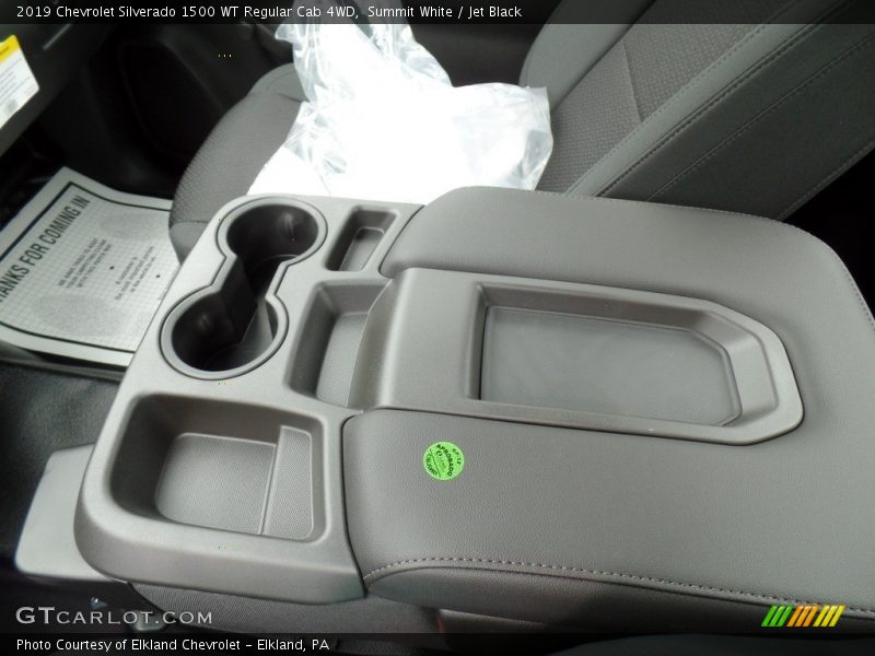 Summit White / Jet Black 2019 Chevrolet Silverado 1500 WT Regular Cab 4WD
