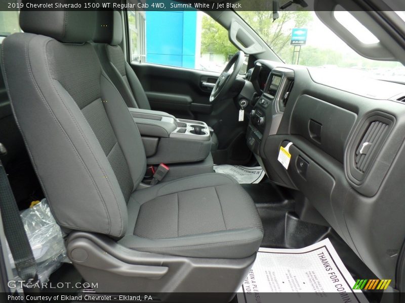 Summit White / Jet Black 2019 Chevrolet Silverado 1500 WT Regular Cab 4WD