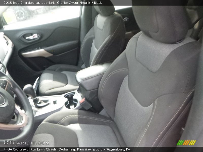 Granite Crystal Metallic / Black 2018 Jeep Cherokee Latitude 4x4