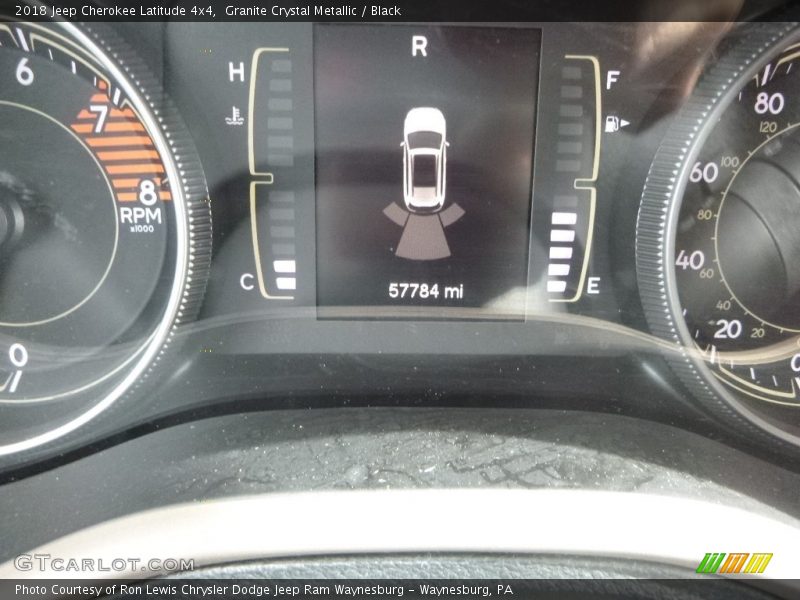 Granite Crystal Metallic / Black 2018 Jeep Cherokee Latitude 4x4