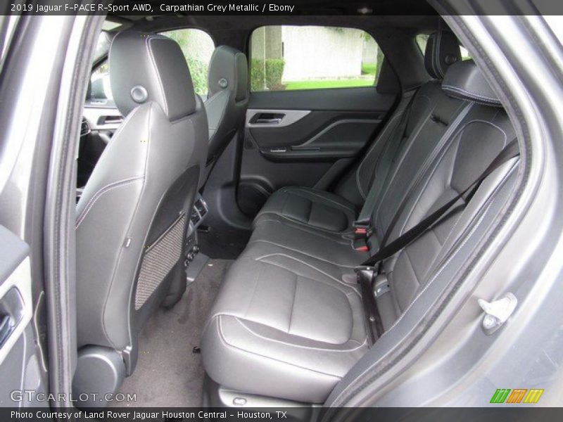 Rear Seat of 2019 F-PACE R-Sport AWD