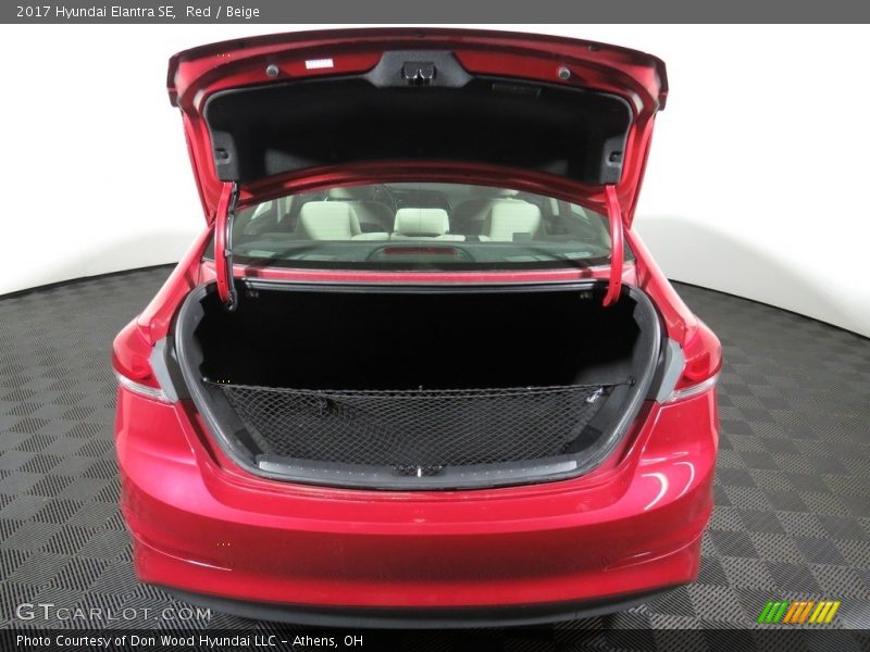 Red / Beige 2017 Hyundai Elantra SE