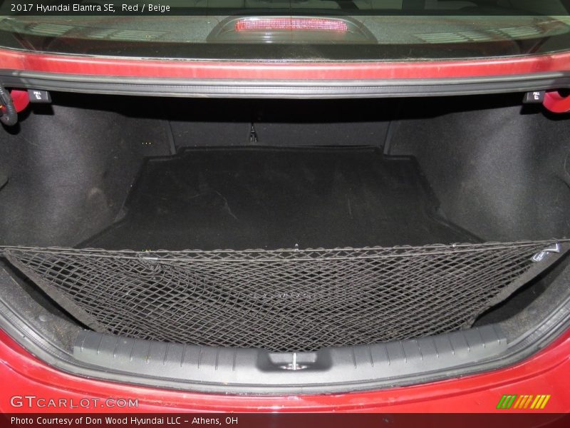 Red / Beige 2017 Hyundai Elantra SE