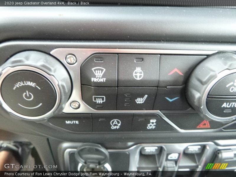 Controls of 2020 Gladiator Overland 4x4