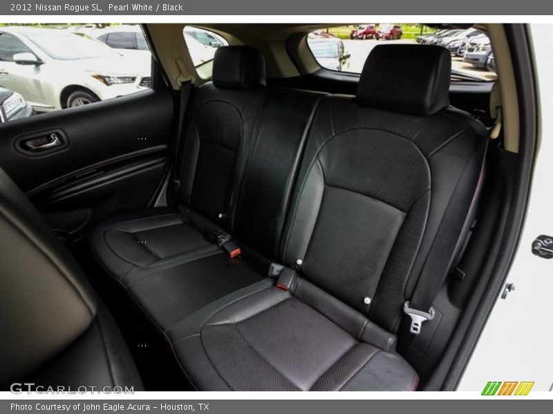 Pearl White / Black 2012 Nissan Rogue SL