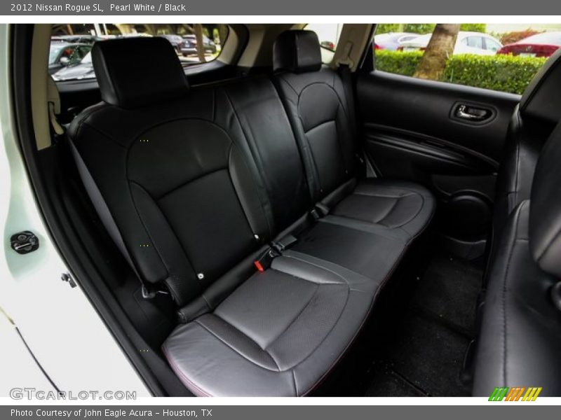 Pearl White / Black 2012 Nissan Rogue SL