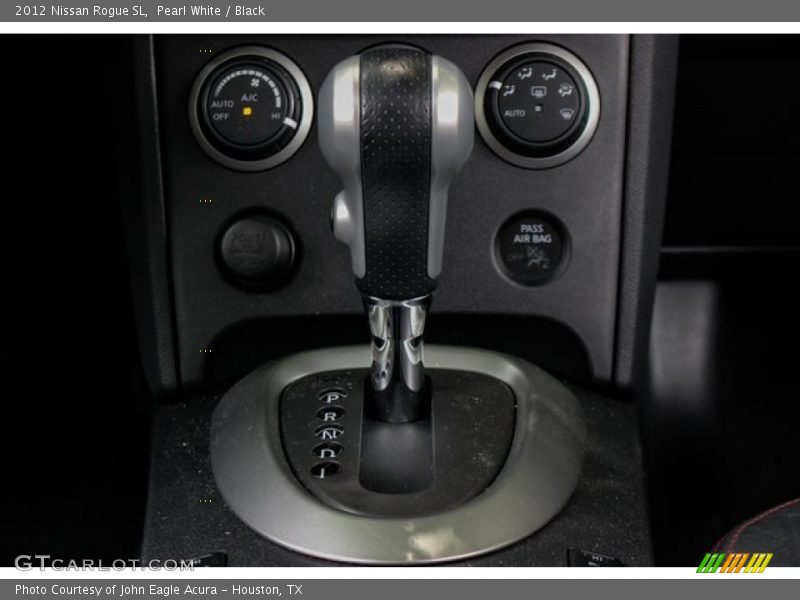 Pearl White / Black 2012 Nissan Rogue SL