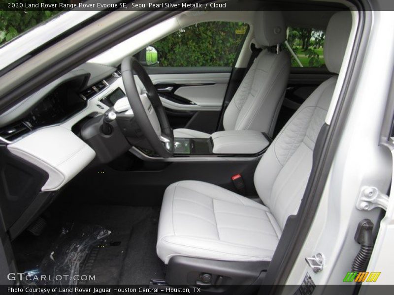 Front Seat of 2020 Range Rover Evoque SE
