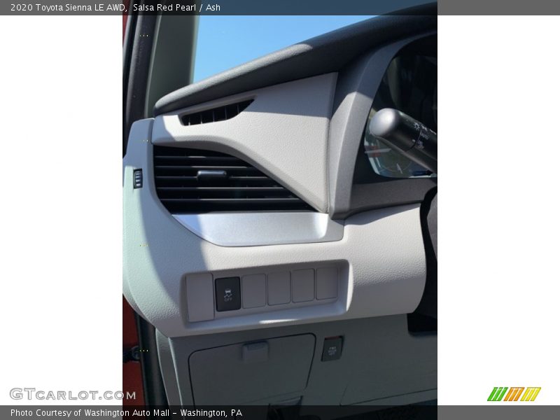 Salsa Red Pearl / Ash 2020 Toyota Sienna LE AWD