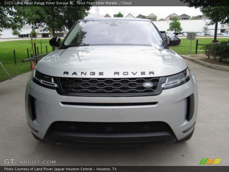 Seoul Pearl Silver Metallic / Cloud 2020 Land Rover Range Rover Evoque SE