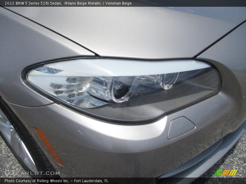 Milano Beige Metallic / Venetian Beige 2013 BMW 5 Series 528i Sedan