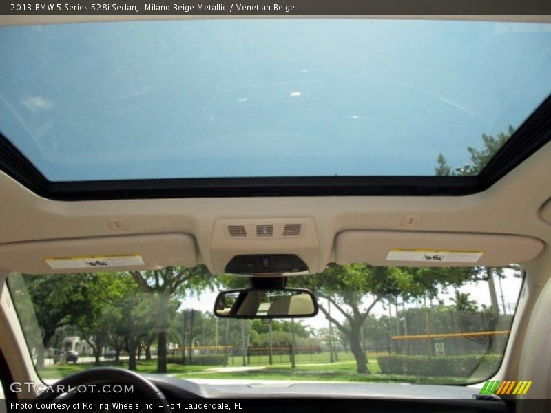 Milano Beige Metallic / Venetian Beige 2013 BMW 5 Series 528i Sedan