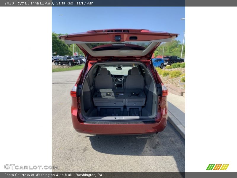 Salsa Red Pearl / Ash 2020 Toyota Sienna LE AWD