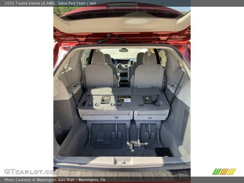 Salsa Red Pearl / Ash 2020 Toyota Sienna LE AWD