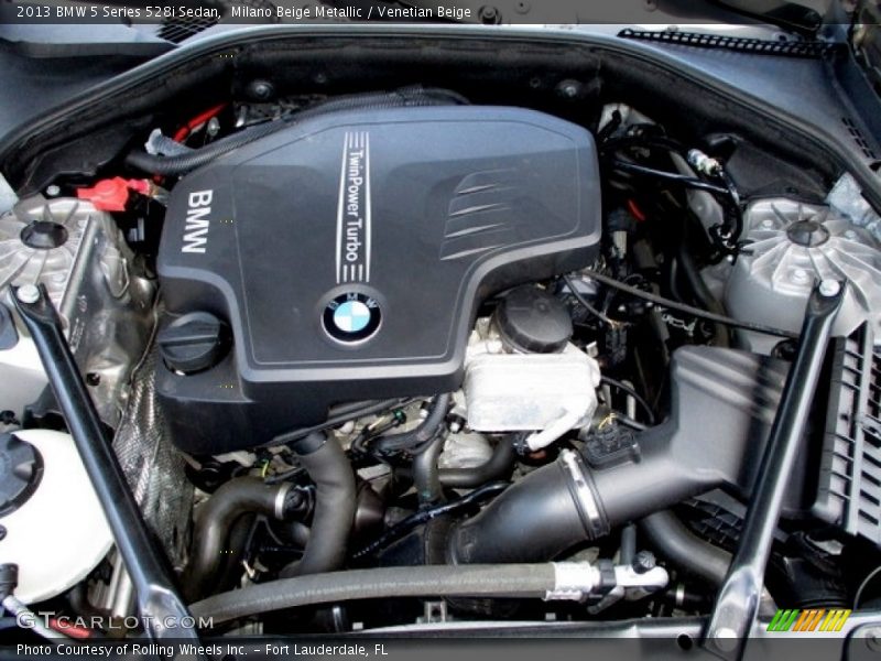 Milano Beige Metallic / Venetian Beige 2013 BMW 5 Series 528i Sedan