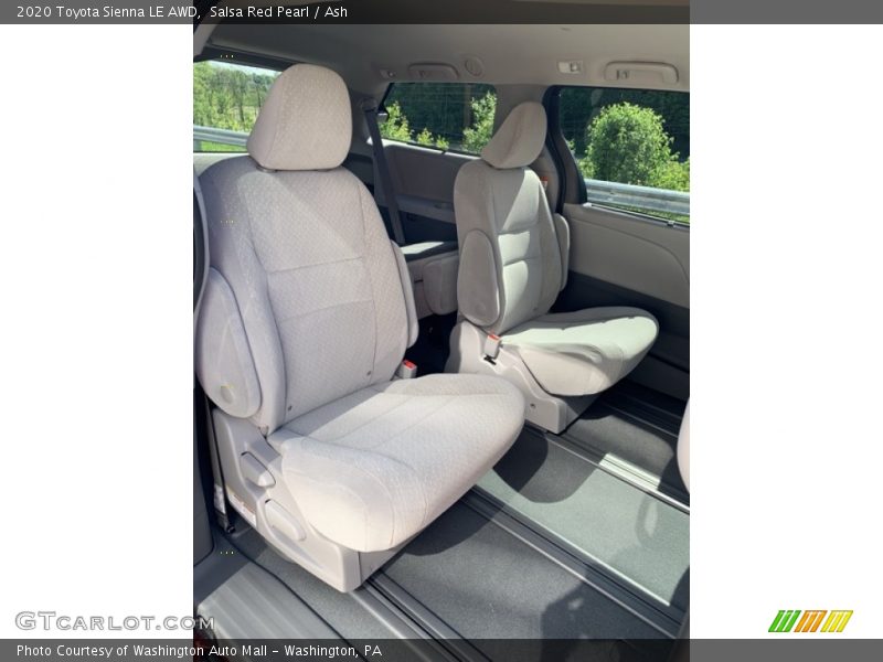 Salsa Red Pearl / Ash 2020 Toyota Sienna LE AWD