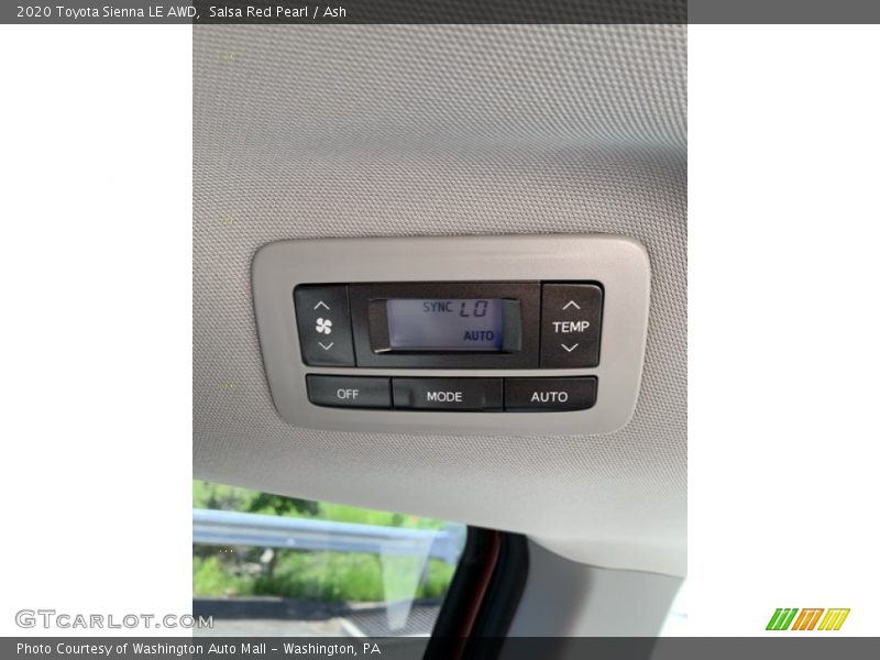 Salsa Red Pearl / Ash 2020 Toyota Sienna LE AWD
