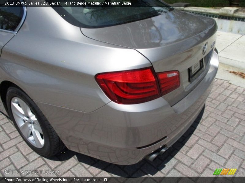 Milano Beige Metallic / Venetian Beige 2013 BMW 5 Series 528i Sedan